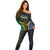 Personalised South Sea Islanders And New Ireland Off Shoulder Sweater Kanakas Polynesian Pattern