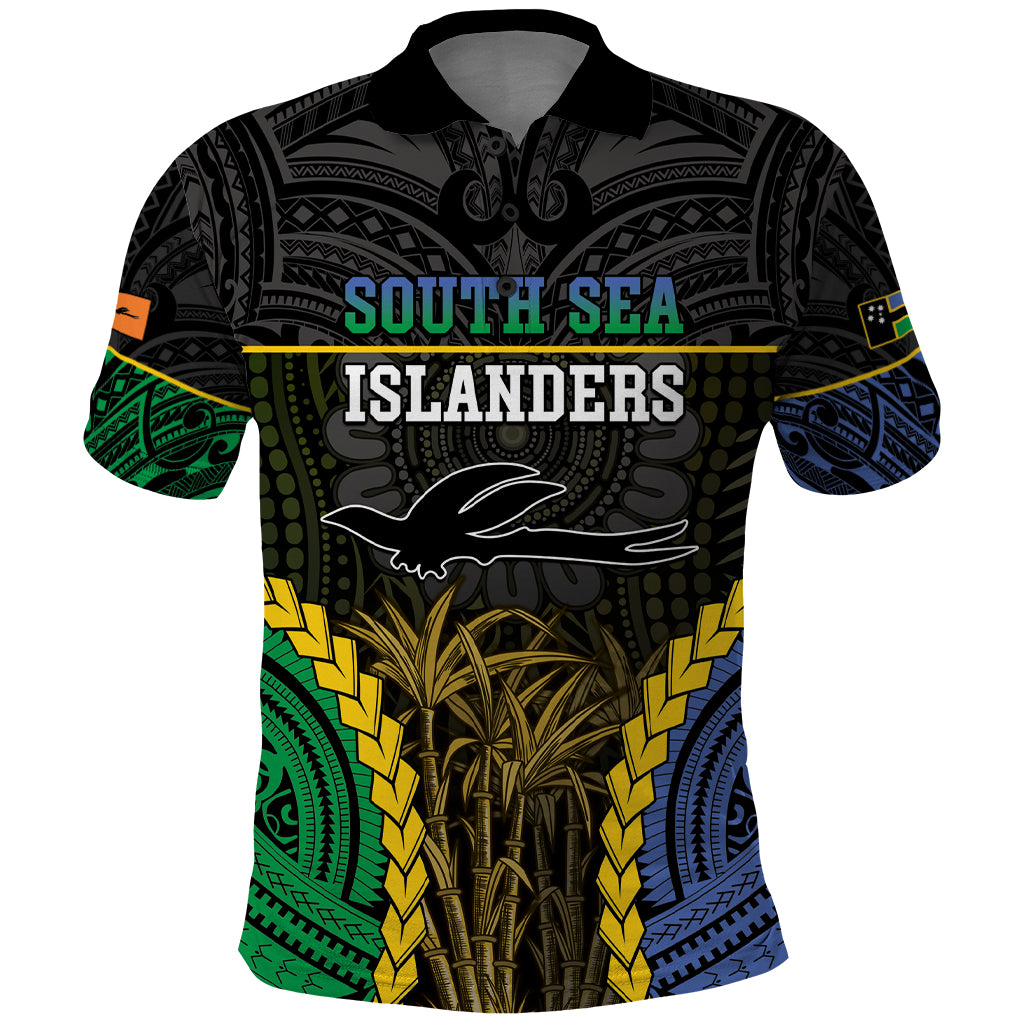 Personalised South Sea Islanders And New Ireland Polo Shirt Kanakas Polynesian Pattern