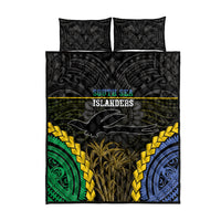 South Sea Islanders And New Ireland Quilt Bed Set Kanakas Polynesian Pattern