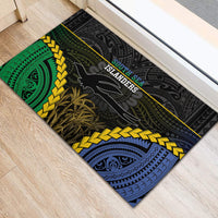 South Sea Islanders And New Ireland Rubber Doormat Kanakas Polynesian Pattern