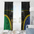 South Sea Islanders And New Ireland Window Curtain Kanakas Polynesian Pattern