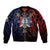 Philippines Guam Bomber Jacket Filipino Sun With Guaman Seal