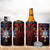 Philippines Guam 4 in 1 Can Cooler Tumbler Filipino Sun With Guaman Seal