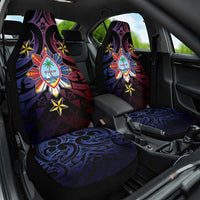 Philippines Guam Car Seat Cover Filipino Sun With Guaman Seal