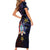 Philippines Guam Family Matching Short Sleeve Bodycon Dress and Hawaiian Shirt Filipino Sun With Guaman Seal