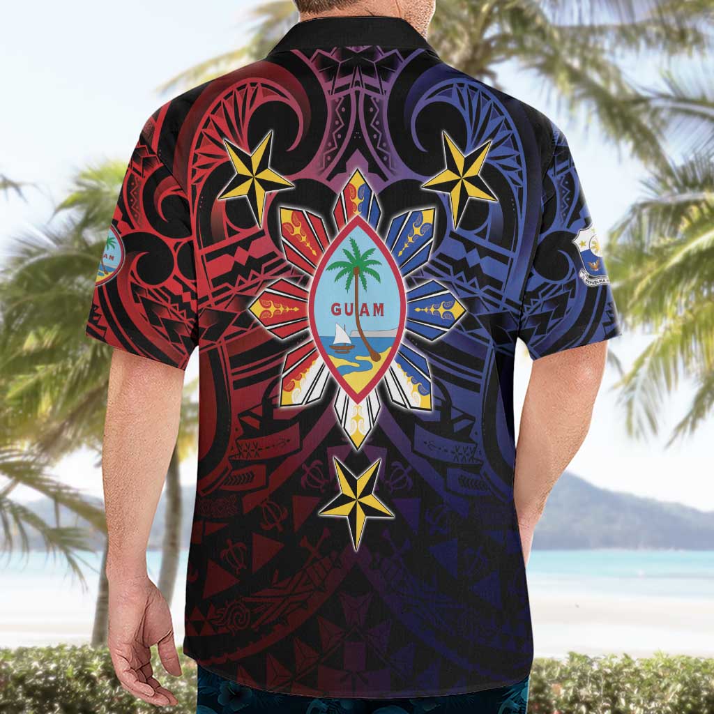 Philippines Guam Hawaiian Shirt Filipino Sun With Guaman Seal LT05 - Polynesian Pride