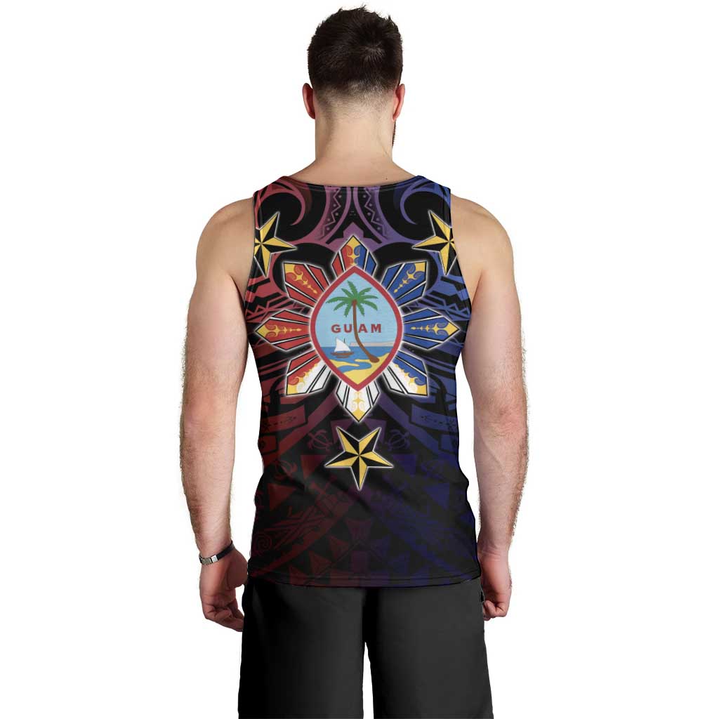 Philippines Guam Men Tank Top Filipino Sun With Guaman Seal