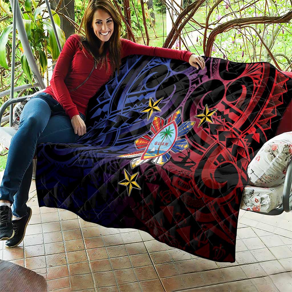 Philippines Guam Quilt Filipino Sun With Guaman Seal