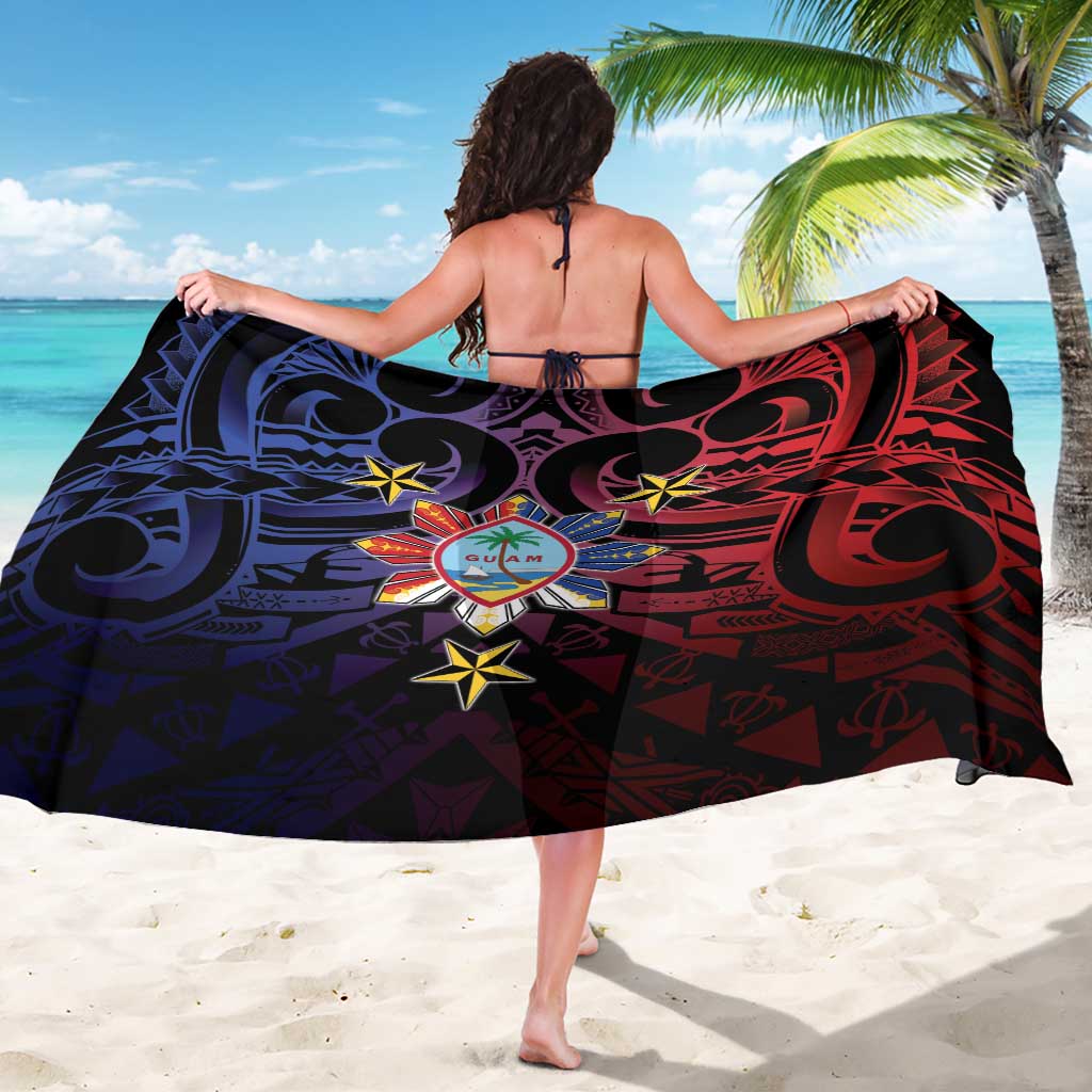 Philippines Guam Sarong Filipino Sun With Guaman Seal