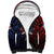 Philippines Guam Sherpa Hoodie Filipino Sun With Guaman Seal