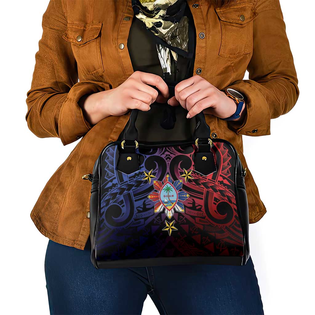 Philippines Guam Shoulder Handbag Filipino Sun With Guaman Seal LT05 - Polynesian Pride