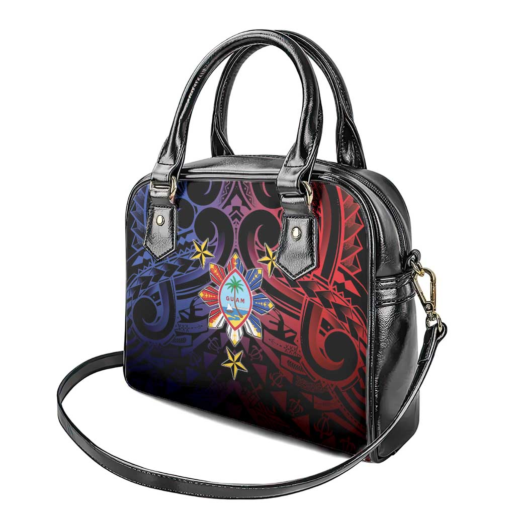 Philippines Guam Shoulder Handbag Filipino Sun With Guaman Seal LT05 - Polynesian Pride