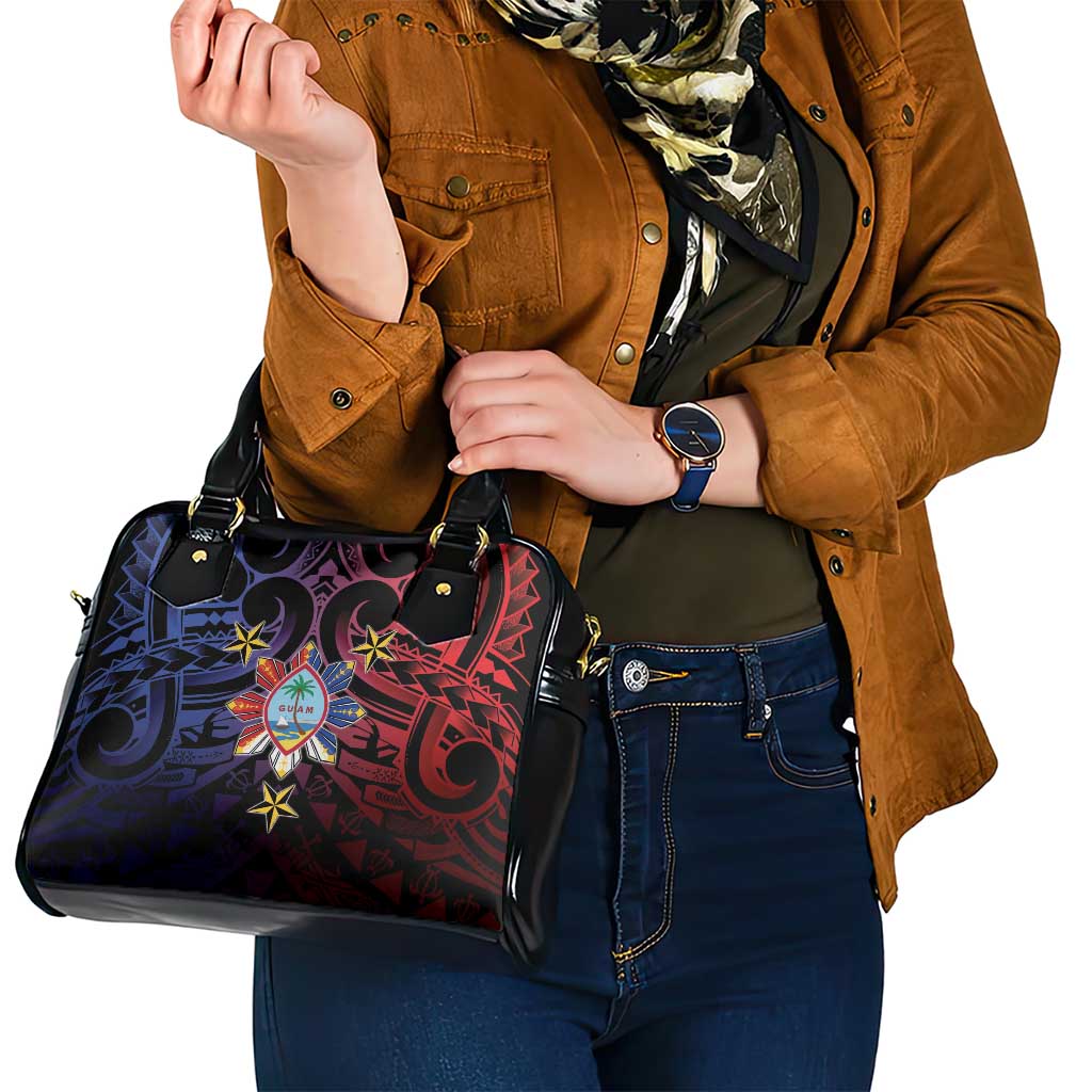 Philippines Guam Shoulder Handbag Filipino Sun With Guaman Seal LT05 - Polynesian Pride
