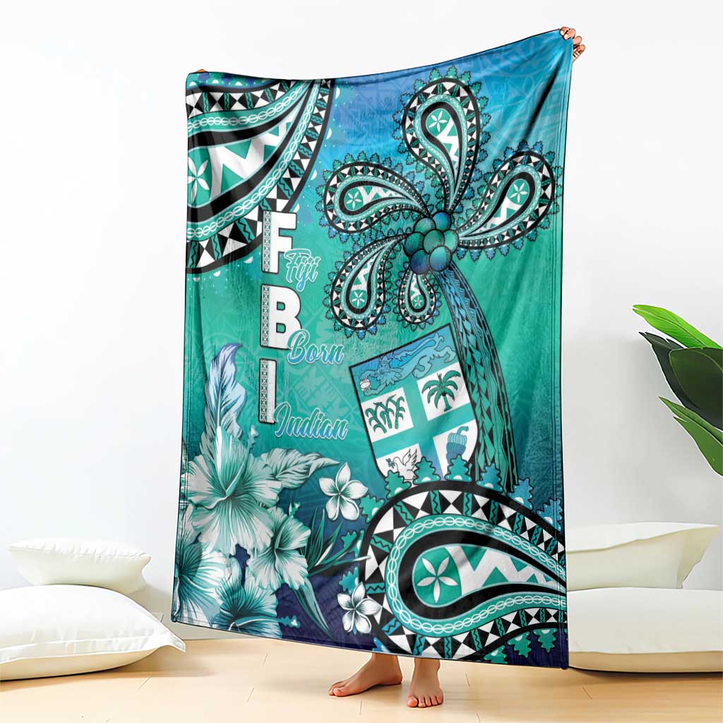 Fiji Born Indian Blanket Palm Paisley With Tapa Pattern LT05 - Polynesian Pride