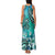 Fiji Born Indian Family Matching Tank Maxi Dress and Hawaiian Shirt Palm Paisley With Tapa Pattern