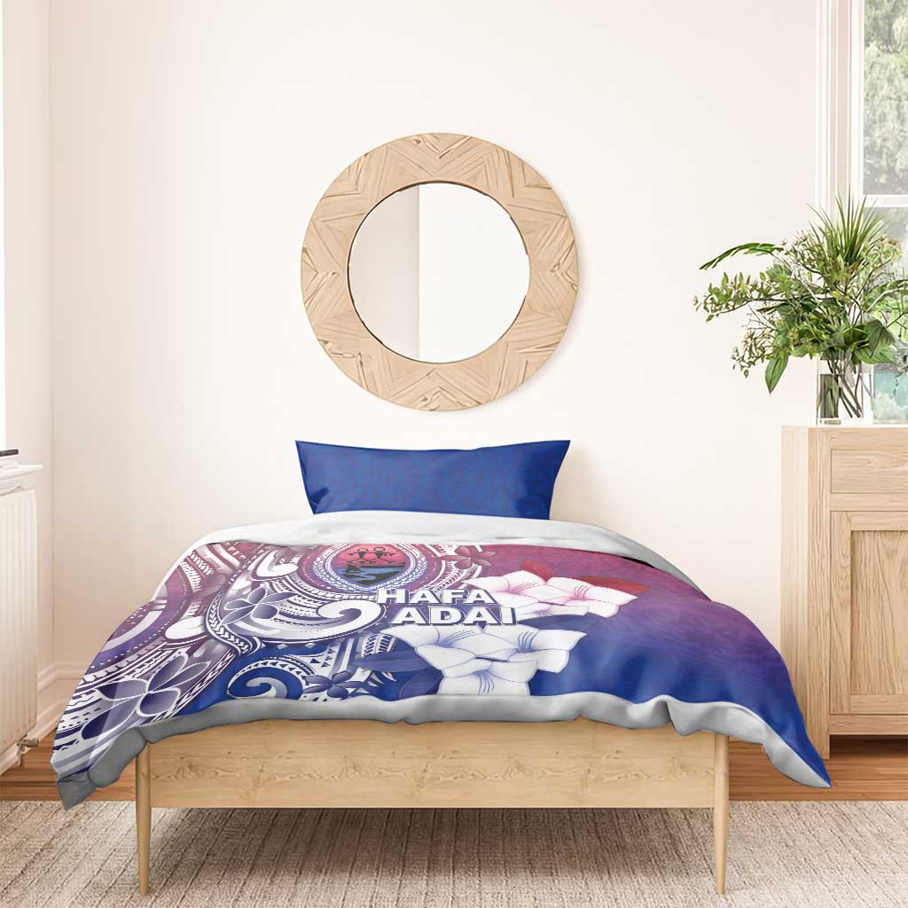 Guam Gadao Bedding Set Hafa Adai Micronesian Tribal Pattern