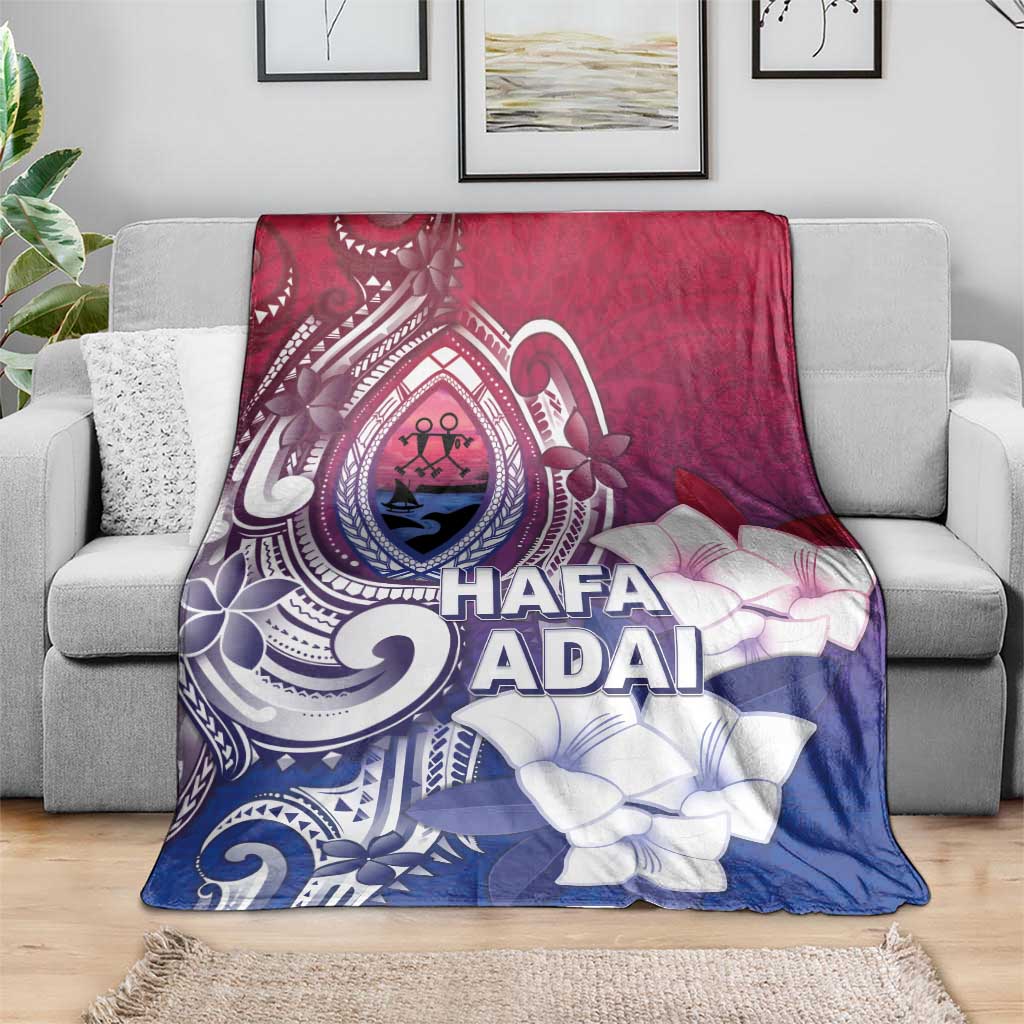 Guam Gadao Blanket Hafa Adai Micronesian Tribal Pattern