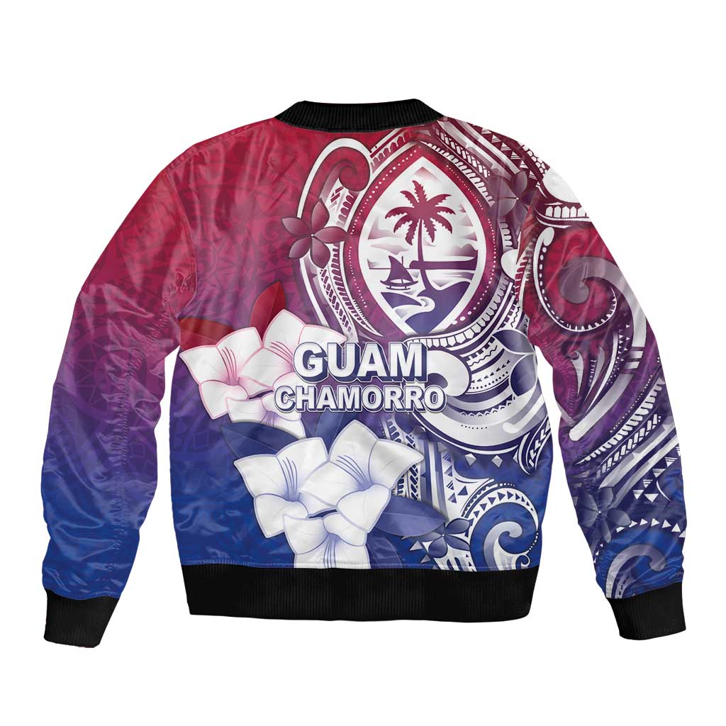 Guam Gadao Bomber Jacket Hafa Adai Micronesian Tribal Pattern LT05 - Polynesian Pride