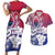 Guam Gadao Couples Matching Short Sleeve Bodycon Dress and Hawaiian Shirt Hafa Adai Micronesian Tribal Pattern
