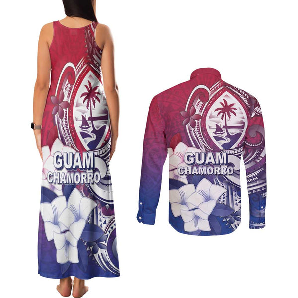 Guam Gadao Couples Matching Tank Maxi Dress and Long Sleeve Button ...