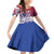 Guam Gadao Family Matching Off Shoulder Short Dress and Hawaiian Shirt Hafa Adai Micronesian Tribal Pattern