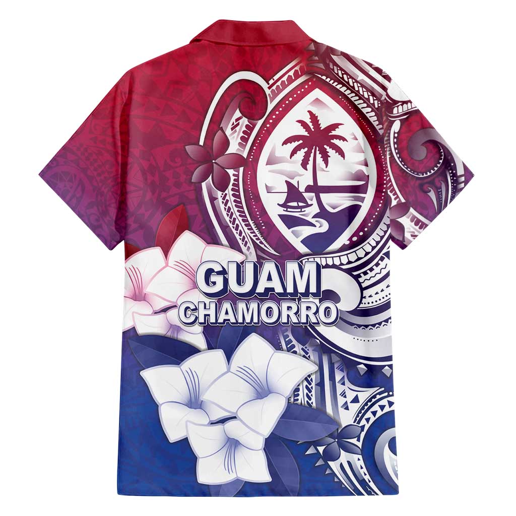 Guam Gadao Family Matching Off Shoulder Short Dress and Hawaiian Shirt Hafa Adai Micronesian Tribal Pattern