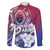 Guam Gadao Family Matching Puletasi and Hawaiian Shirt Hafa Adai Micronesian Tribal Pattern