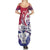 Guam Gadao Family Matching Summer Maxi Dress and Hawaiian Shirt Hafa Adai Micronesian Tribal Pattern