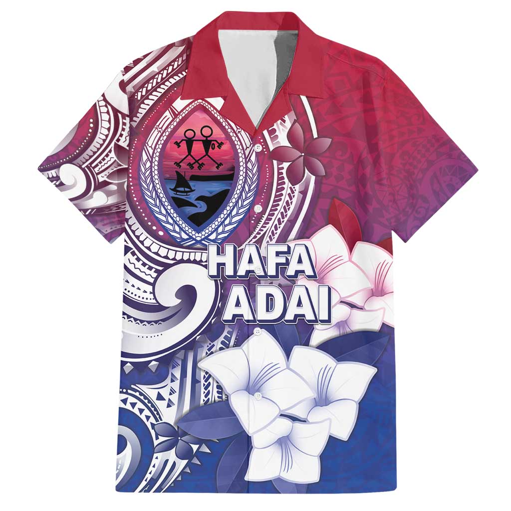 Guam Gadao Hawaiian Shirt Hafa Adai Micronesian Tribal Pattern