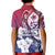 Guam Gadao Kid Polo Shirt Hafa Adai Micronesian Tribal Pattern