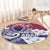 Guam Gadao Round Carpet Hafa Adai Micronesian Tribal Pattern