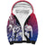 Guam Gadao Sherpa Hoodie Hafa Adai Micronesian Tribal Pattern