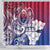 Guam Gadao Shower Curtain Hafa Adai Micronesian Tribal Pattern