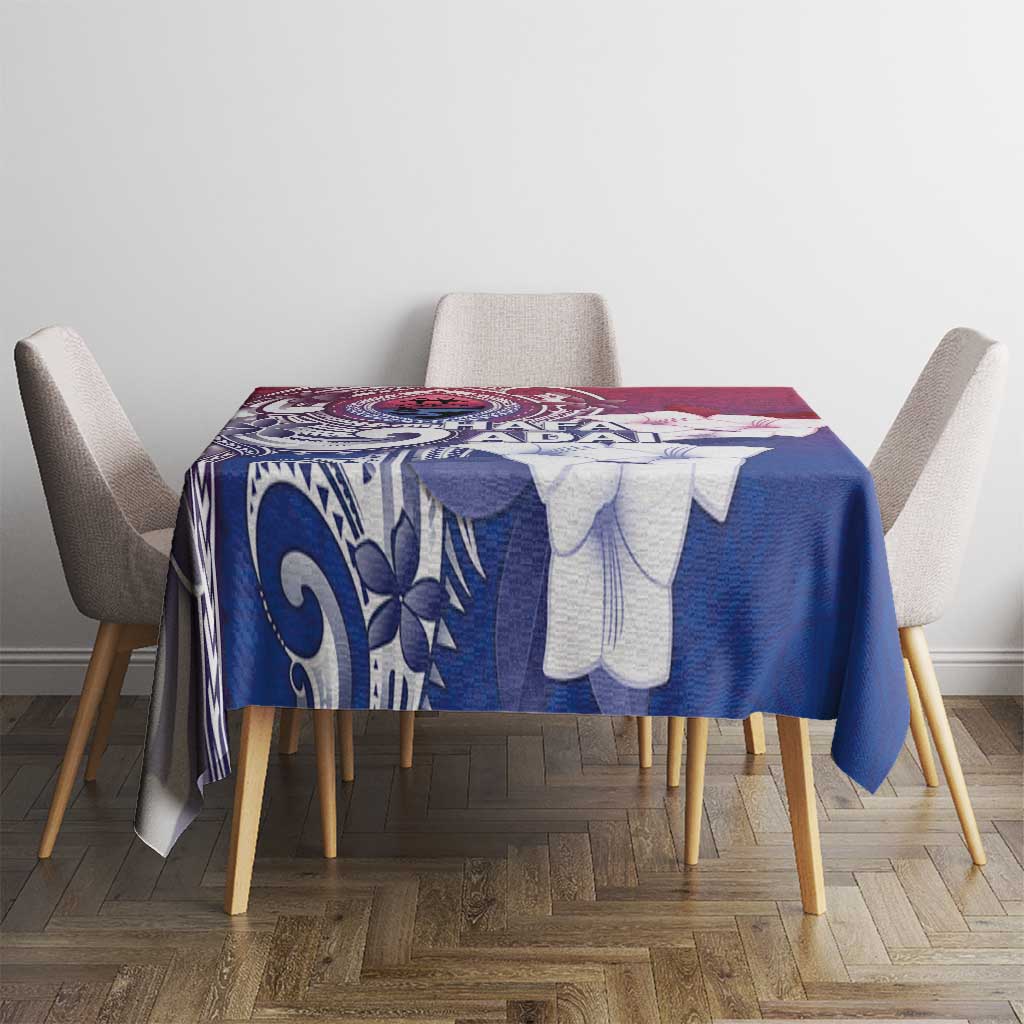 Guam Gadao Tablecloth Hafa Adai Micronesian Tribal Pattern