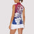 Guam Gadao Women Sleeveless Polo Shirt Hafa Adai Micronesian Tribal Pattern