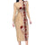 Tonga Language Week Long Sleeve Bodycon Dress Hibiscus Tongan Ngatu Pattern
