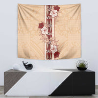 Tonga Language Week Tapestry Hibiscus Tongan Ngatu Pattern
