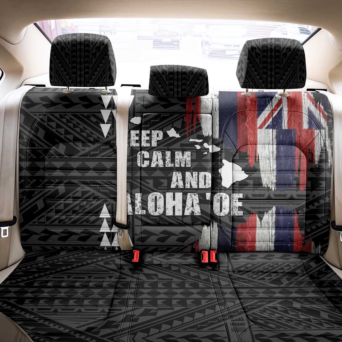 Hawaii 1959 Statehood Day Back Car Seat Cover Classic Style LT05 - Polynesian Pride