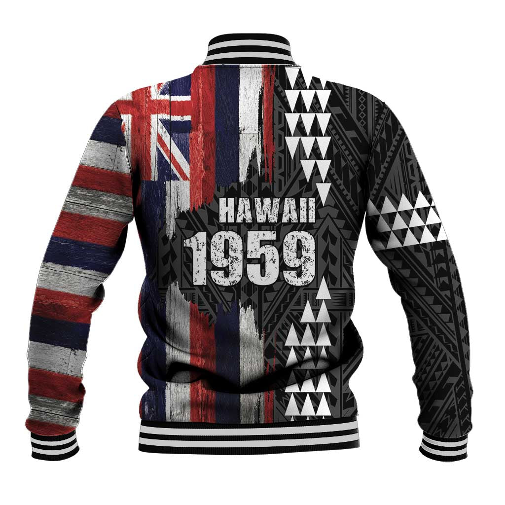 Hawaii 1959 Statehood Day Baseball Jacket Classic Style