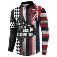 Hawaii 1959 Statehood Day Button Sweatshirt Classic Style