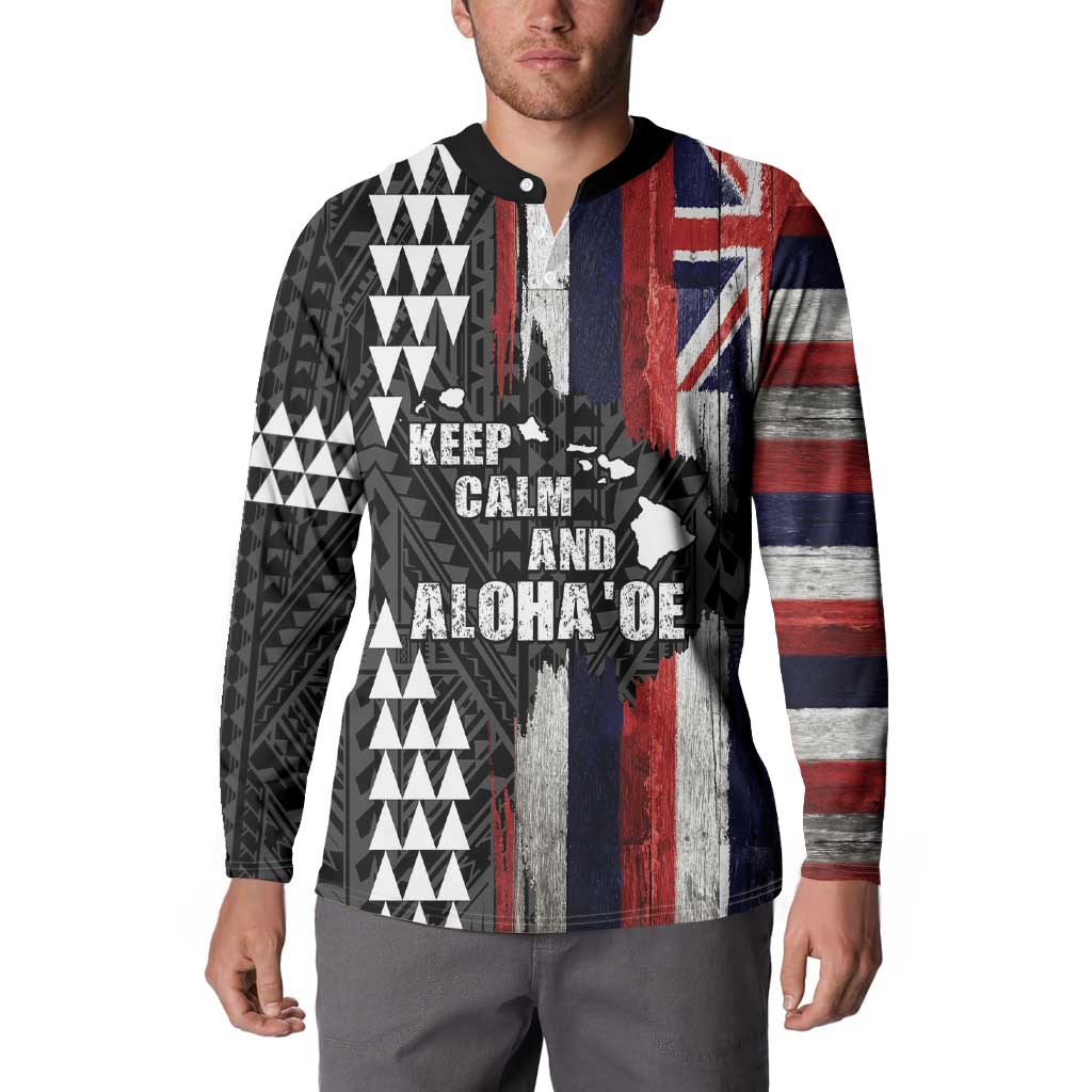 Hawaii 1959 Statehood Day Button Sweatshirt Classic Style