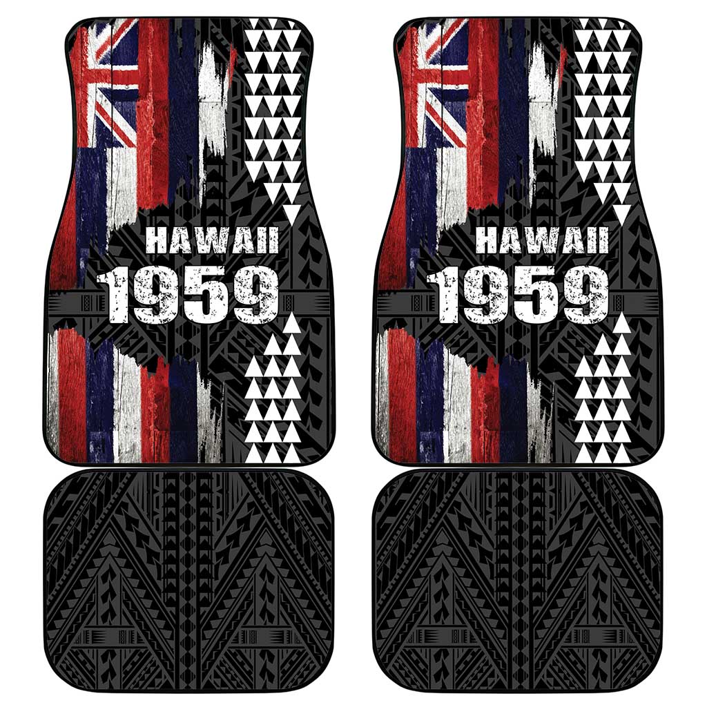 Hawaii 1959 Statehood Day Car Mats Classic Style