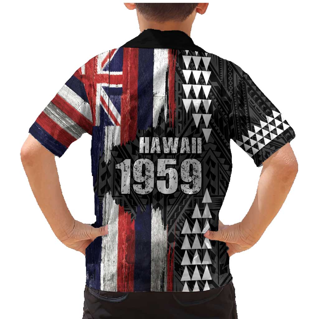 Hawaii 1959 Statehood Day Family Matching Mermaid Dress and Hawaiian Shirt Classic Style