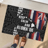 Hawaii 1959 Statehood Day Rubber Doormat Classic Style