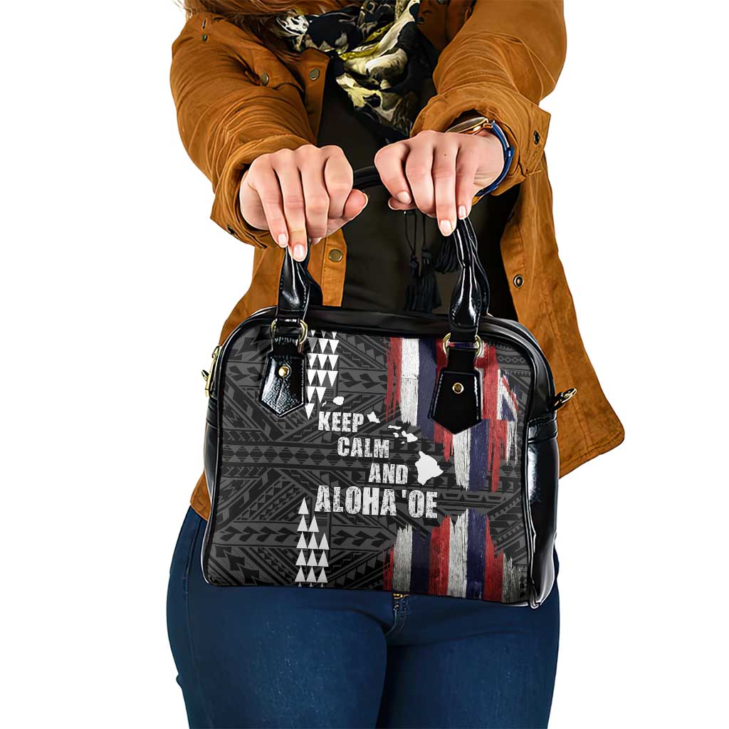 Hawaii 1959 Statehood Day Shoulder Handbag Classic Style LT05 One Size Black - Polynesian Pride