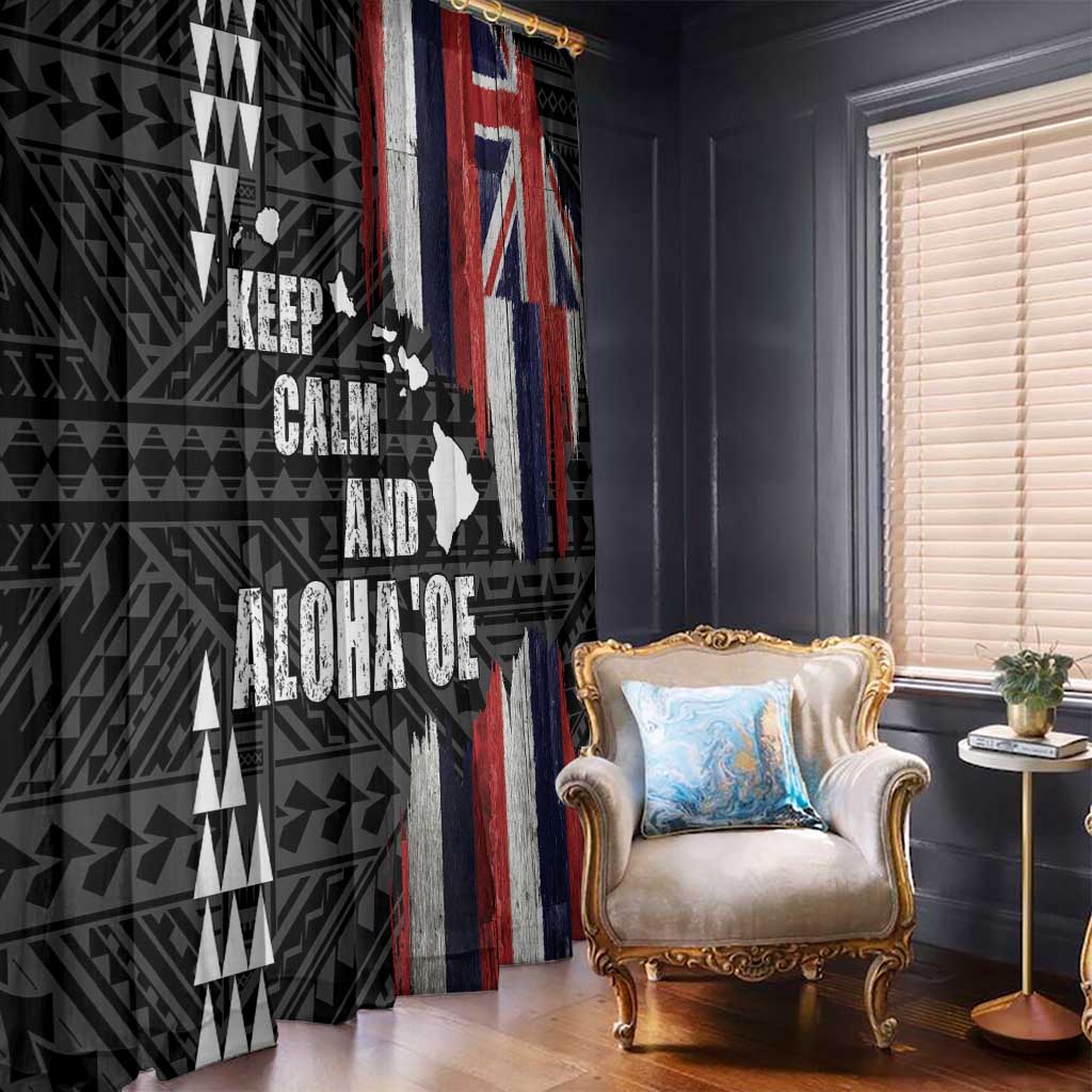 Hawaii 1959 Statehood Day Window Curtain Classic Style