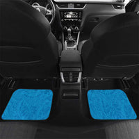 Tuvalu Independence Day Car Mats Coat Of Arms With Polynesian Dolphin Tattoo LT05 Set 2pcs - Back Blue - Polynesian Pride