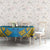 Tuvalu Independence Day Tablecloth Coat Of Arms With Polynesian Dolphin Tattoo