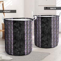 Hawaii Queen Liliuokalani Laundry Basket Hawaiian Lei Pua Kalaunu LT05 - Polynesian Pride