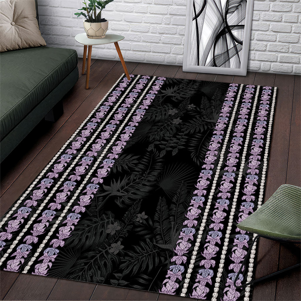 Hawaii Queen Liliuokalani Area Rug Hawaiian Lei Pua Kalaunu